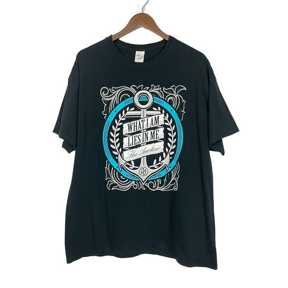 The Anchor Band | Metalcore What I Am Lies In Me Graphic Merch Tour T-shirt - Picture 1 of 6